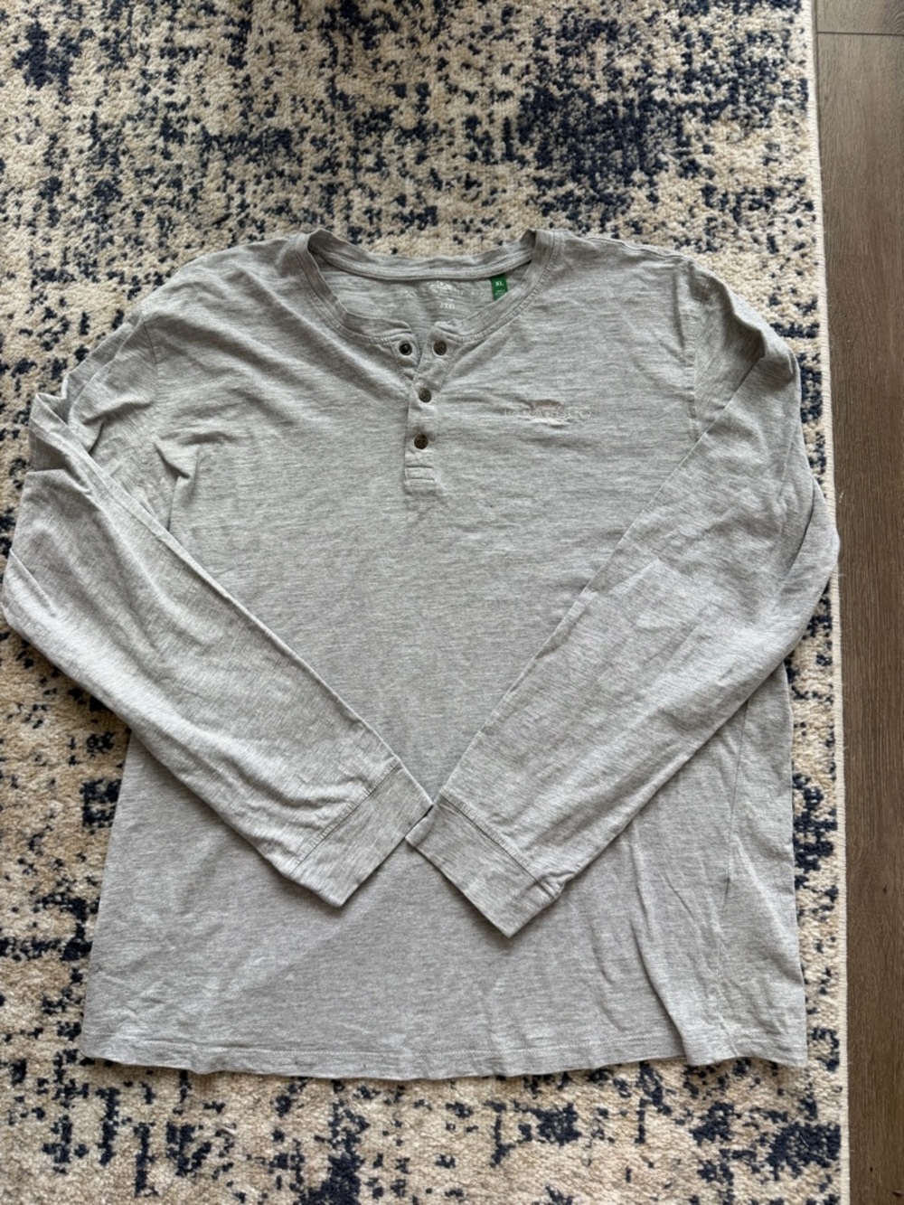 Parasuco Men's Lightweight Long-Sleeve Henley Shirt - Gray